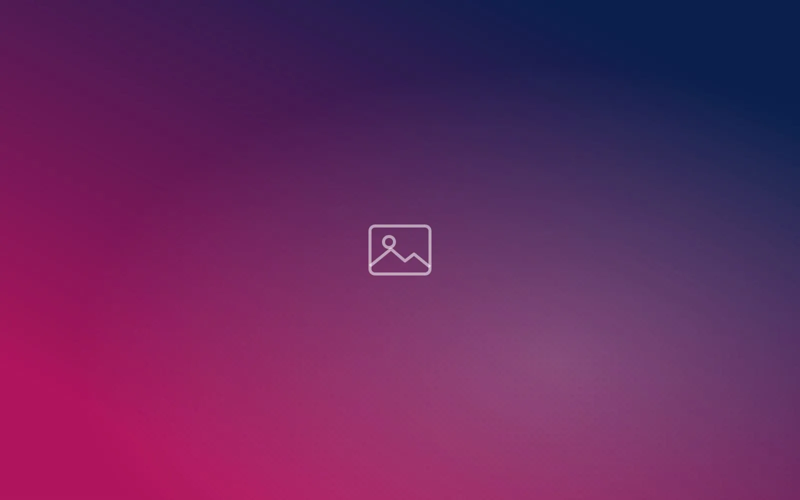 Ilustração provisória abstrata em degradê de azul-marinho e magenta, com textura de retícula